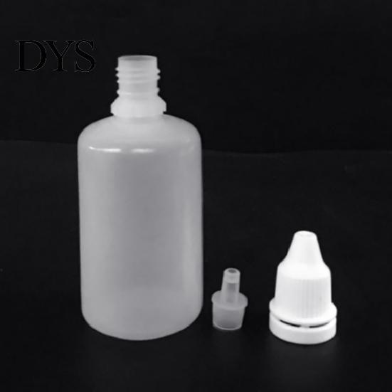50ml Mini Empty Plastic Squeezable Liquid Dropper Eye Drops Refillable Bottle