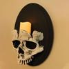 Gruseliger Halloween Totenkopf Kerzenhalter Wandhalter Totenkopf Wandleuchte Halloween