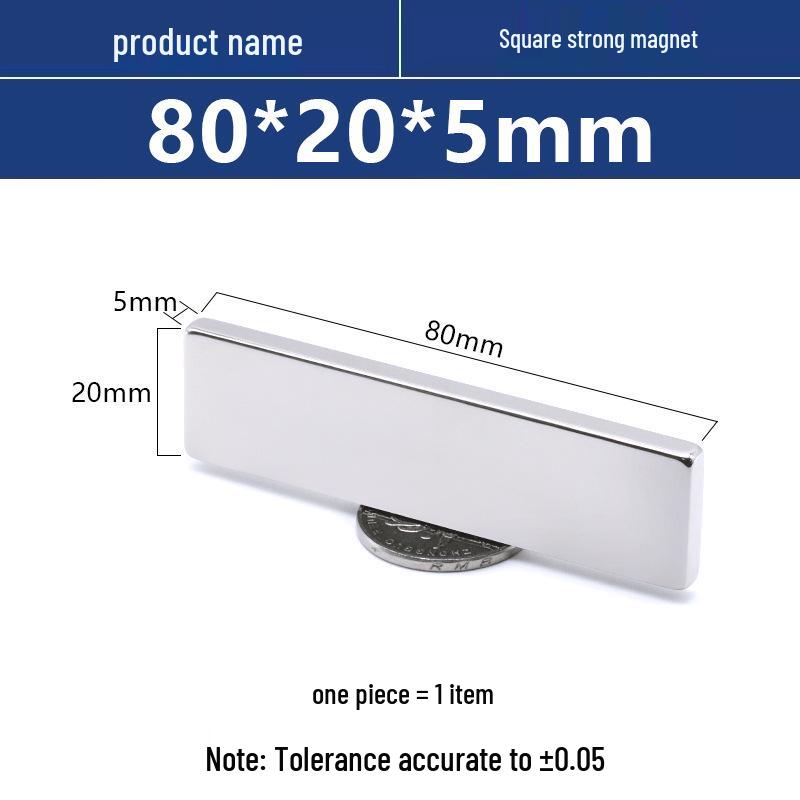 N52 Neodymium Iron Boron Square Magnet – Strong Rare Earth Permanent Magnet