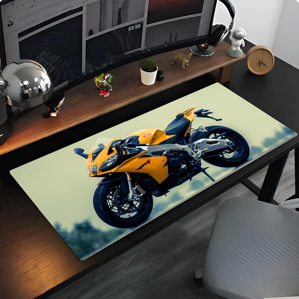 M-Motorcycle Logo A-Aprilia Mouse Pad Anime game mause pads cs lol XXL Home HD Computer Desk Mats Carpet Gamer Office Laptop Sof