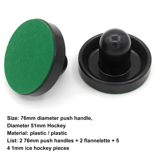 Plastic Air Hockey Set Lightweight Anti Rust Anti-deformation Hockey Puck Set for Game