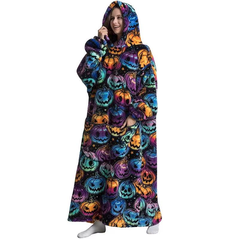 Herbst/Winter Übergröße Kapuzen-Decke - Unisex, Warm, Lockere Passform für Paare