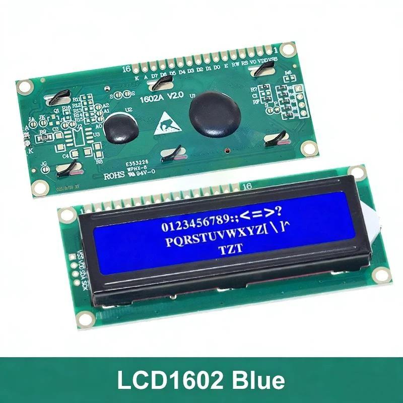 1Pcs Lcd 1602 Blue Green Screen 16X2 Character Lcd Display Module Diy Accessories Lcd1602 Module