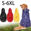 Hunde-Regenmantel, wasserdicht, Kapuzenjacke, Regenponcho, Haustier-Regenbekleidung, Kleidung mit reflektierenden Streifen, Outdoor-Hunde-Regenmantel-Zubehör