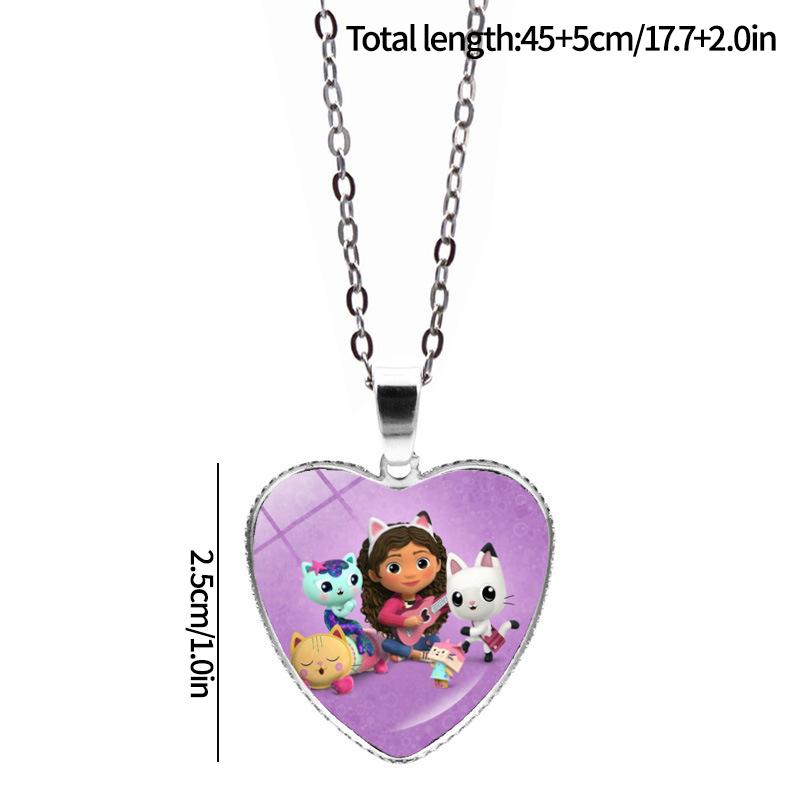 Cute Gabby Dollhouse Necklace Animation Girls Bracelets Choker Kids Present Cosplay Accessories Birthday Party Favor