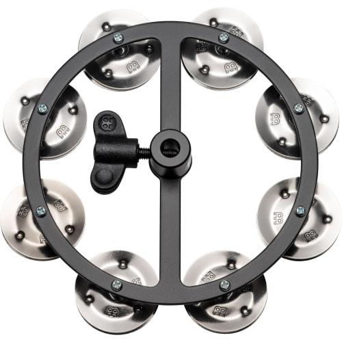 

MEINL Percussion Headliner Series Hi-Hat Tambourine, Stainless Steel, 1-Row, HTHH1BK