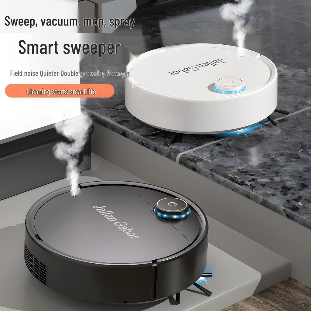 3-in-1 Smart Vacuum Cleaner: Robotic Vacuum, Mop & Nano Spray Humidifier