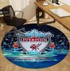 Liverpool F.C Pattern Round Rug, Indoor/Outdoor Mat, for Picnic, Gameroom, Bedroom, Office, Living Room, Home Decor Carpet, Birthday Gift
