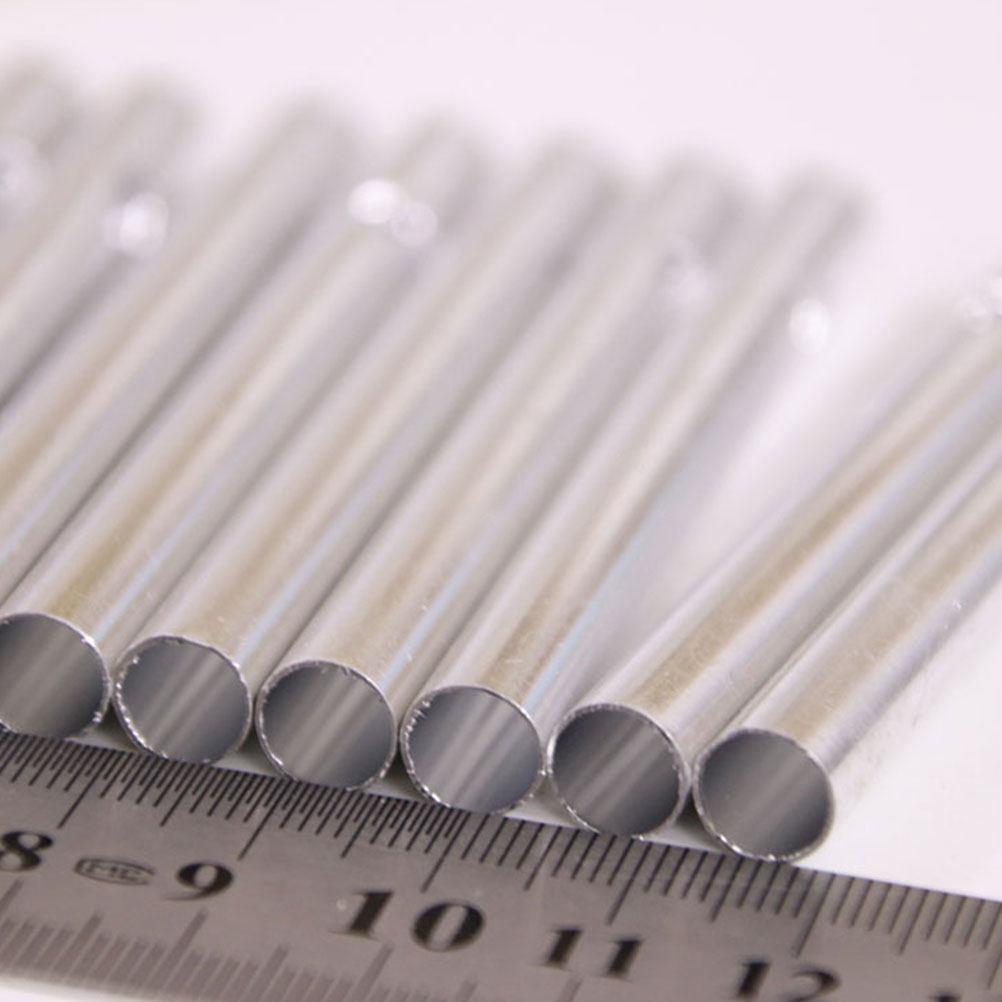 15Pcs Metal Wind Chime Tubes DIY Aluminum Tone Pipes for Outdoor Indoor Decoration DIY Crafting Hanging Pendant Garden Yard Wind
