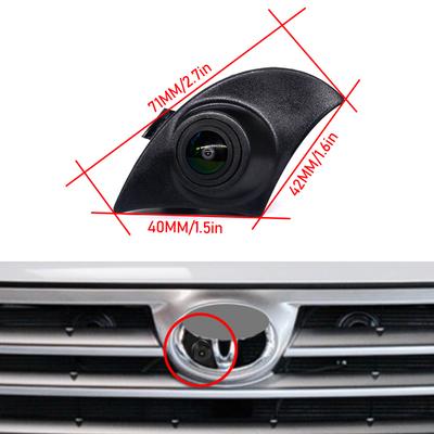 Visão noturna AHD HD Câmera de visão frontal do carro para Toyota RAV4 Corolla Reiz Vios Highlander Prado2700 4000 2010 Logotipo Câmera Full HD