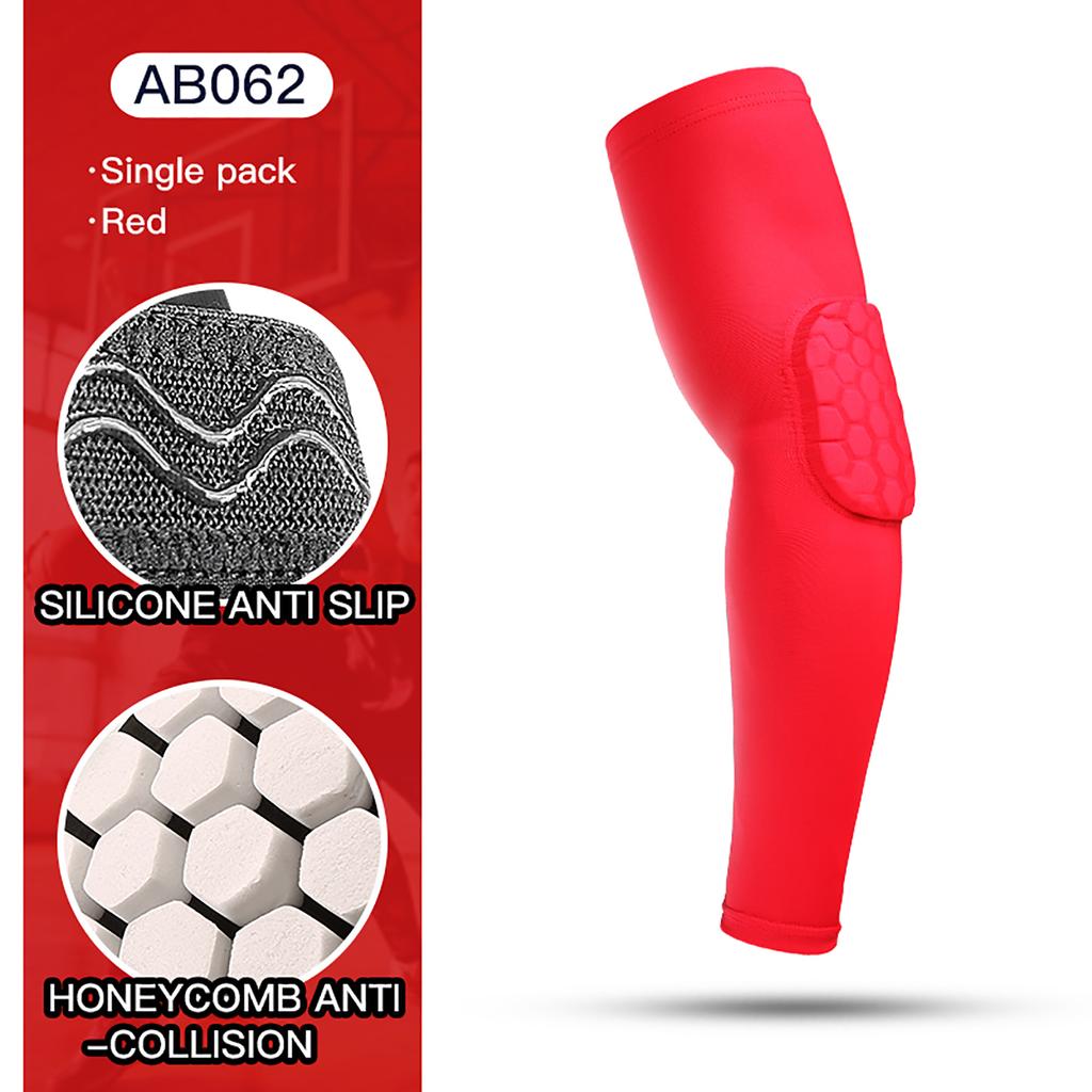 1Pc Sports Elbow Protection Honeycomb Anti-Collision Pressure Protection Arm Sleeve Basketball Cycling Fitness Protective Gear