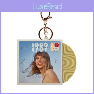 Taylor Swift 1989 Album Cd Keychain Key Ring Smiling Fan Merchandise