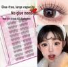 Lotus Elf Girl Glue-Free Removable False Eyelashes - Super Fine Lightweight Single Cluster