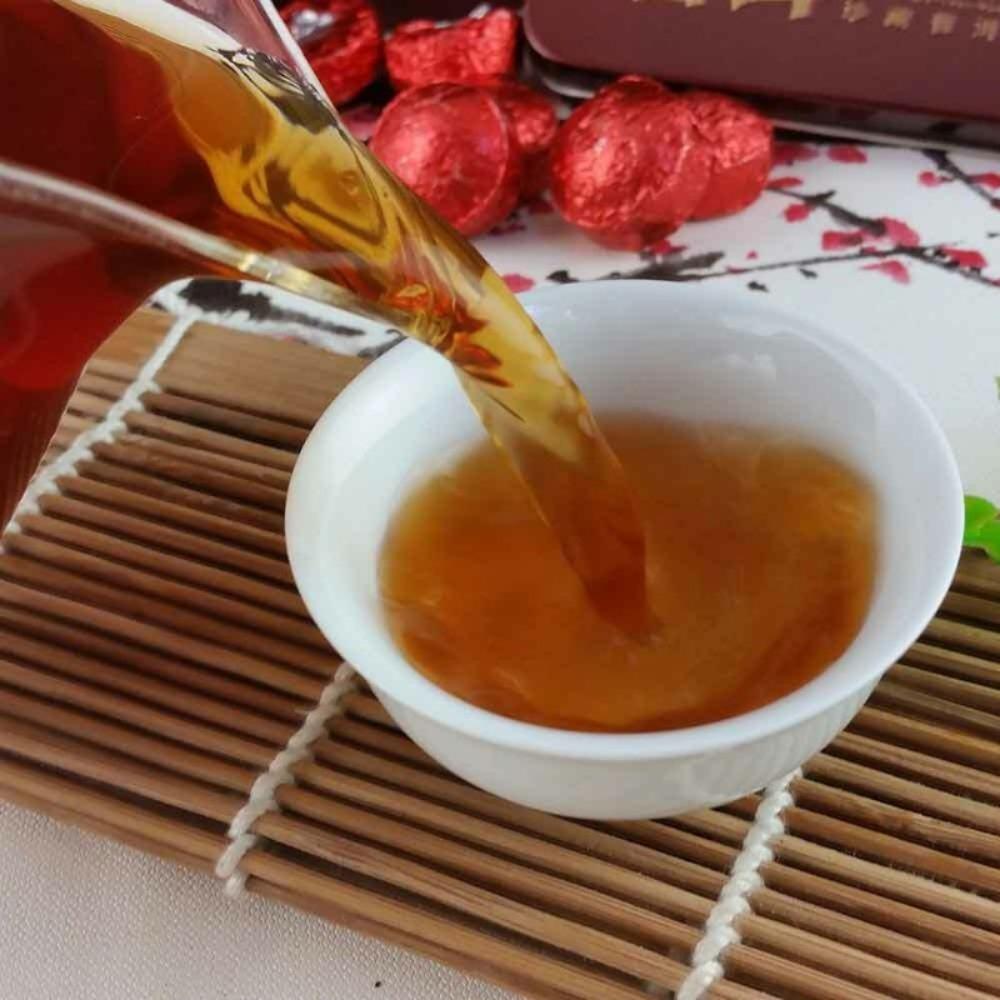 Rose Mini Ripe Puer Tuocha Yunnan Shu Puerh Confezione Regalo 75g