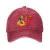 Summer 67 Six Seven 67 Funny Italian Brainrot Funny Gaming Meme Baseball Cap Sun Design Washed Hip Hop Hats Unisex Men Vintage