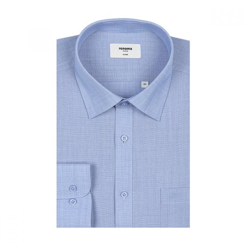 RENOMA Wool Mix Pillafil Solid Long Sleeve Shirt Rpssg1009 Bu