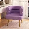 Nordic Minimalist Lambswool Single Sofa Chair with Solid Wood Frame