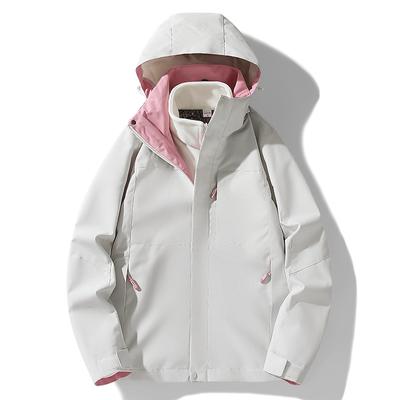 Outdoor Mountaineering Autumn and Winter New Three-in-one Jacket Jacket for Men and Women Thickened Couple Sports Work Jacket