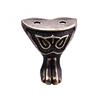 4 Pezzi Gamba Mobile Lega Antica Scatola Cassa Legno Piedini Decorativi Angolo Gamba Parte Mobile Durevole patas para mueble