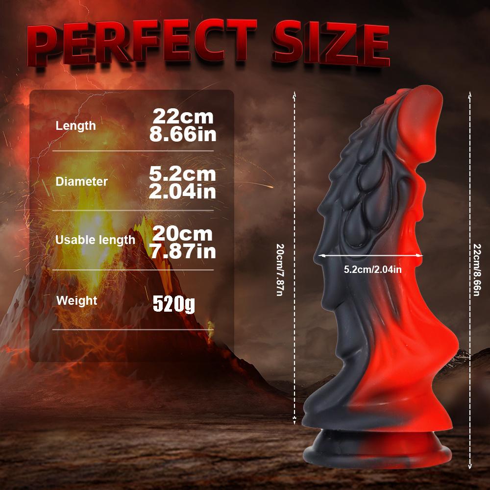 Black Unicorn Mixed Color Liquid Silicone Big Penis Simulation Posterior Anal Plug Fake Penis Adult Products