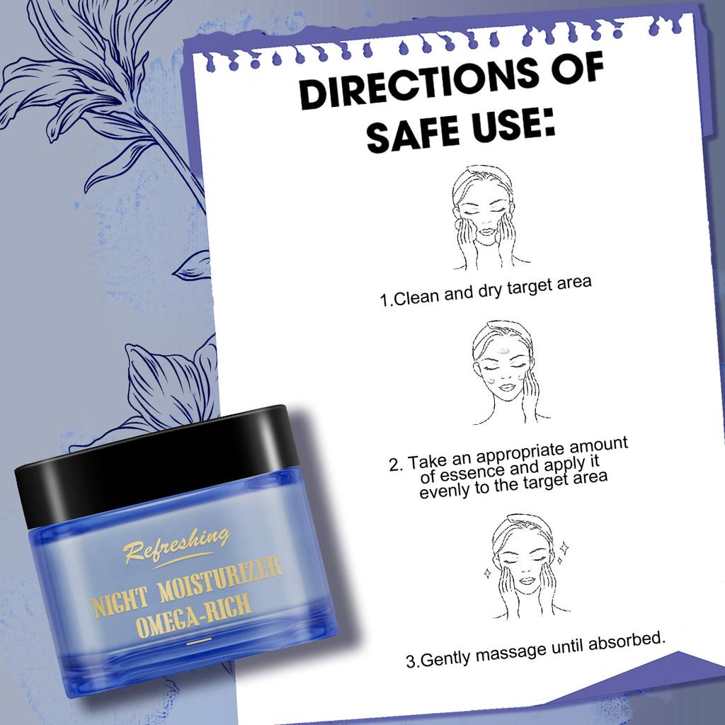 Night Renewal Face Moisturizing Cream 50g – Plumping & Barrier Repair