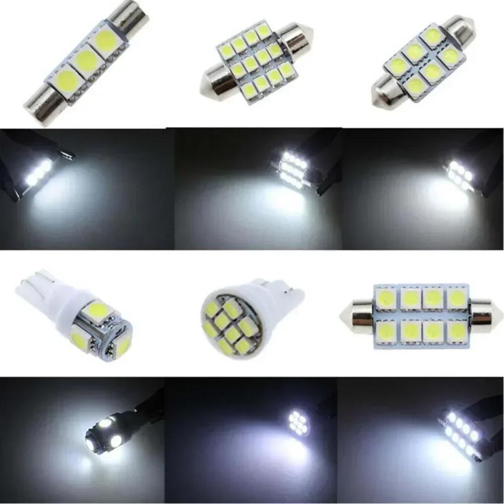 18pcs White Interior LED Lights Package Kit For Jeep Grand Cherokee WJ 1999-2004 Dome Reading License Plate Light