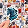 50-Pack Cute Cartoon Horse Stickers Aesthetic Animals Decals DIY Skateboard Laptop Bike Phone Graffiti Sticker Kids Toy