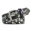 Women's Belt Fashion Pentagonal Star Belt Y2k Belt Camouflage Punk Hiphop Rock Men's Belt Paired With Jeans Belt Pu Leather Belt