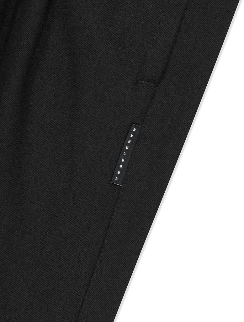 YESEYESEE [25Ss] Elastic Easy Cotton Pants Black