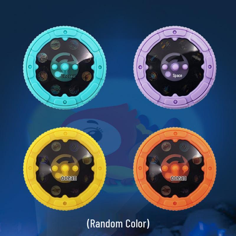 Children's Educational Projection Flashlight - Cartoon Recognition Toy