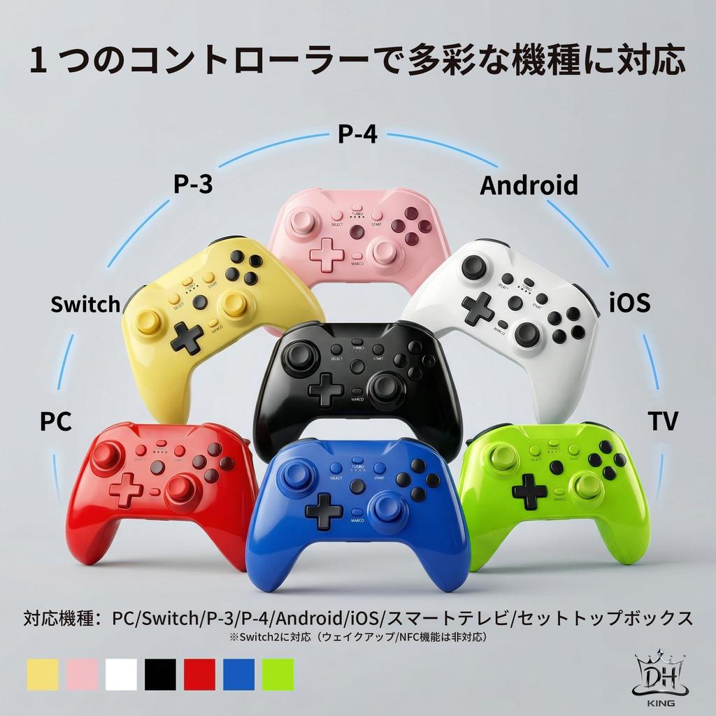 P4 Controller Release Gamepad Switch Controller Connection Receiver 1000mAh High Capacity 20 Hours Continuous Use Back Buttons Macro Function