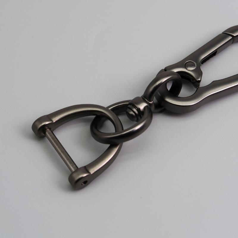 Practical Carabiner Hook Keychain With Swivel and Screwdriver Key Holder Accessory for Bags Handbags Business Use