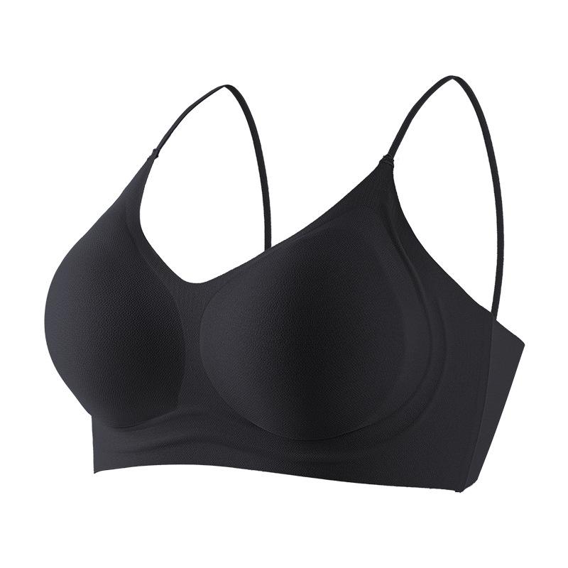 Women's Spring and Summer Non Trace Receiving Auxiliary Breast No Steel Ring Invisible Beauty Back One Piece Underwear