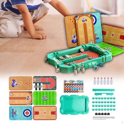 Compact Interactive Tabletop Soccer Game for Family Fun
