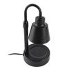 Candle Warmer Lamp Dimmable Timer Adjustable Height Retro Decorative Candle Wax Melting Light with 2 Bulbs EU Plug Black