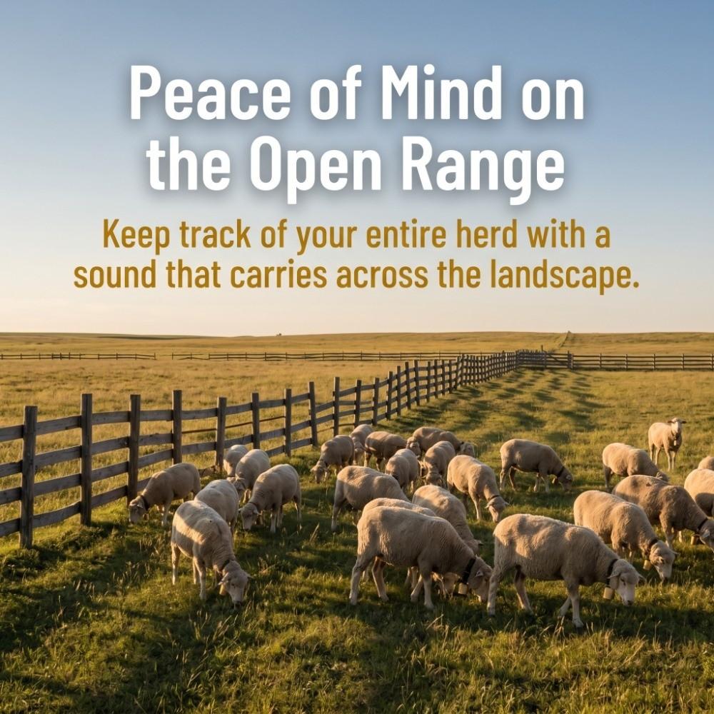 3Pcs Sturdy Alloy Livestock Bell Alloy Sheep Bell Long Service Livestock Supplies Cattle Prevention