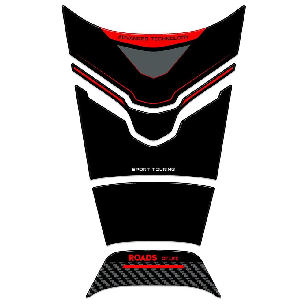 For Tracer 9 Red 2025 Motorcycle Accessories 3D Epoxy Sticker Protection Tank Pad Kit