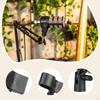 2 Microphone Holder Clips for Mounting, Adjustable Knob Included