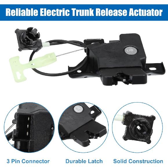 ACROPIX 6E5Z5443200D Rear Tailgate Lock Latch Actuator 3 Pin Replacement Fit for Ford Fusion 2006-2008 for Lincoln MKZ 2007 for Mercury Milan