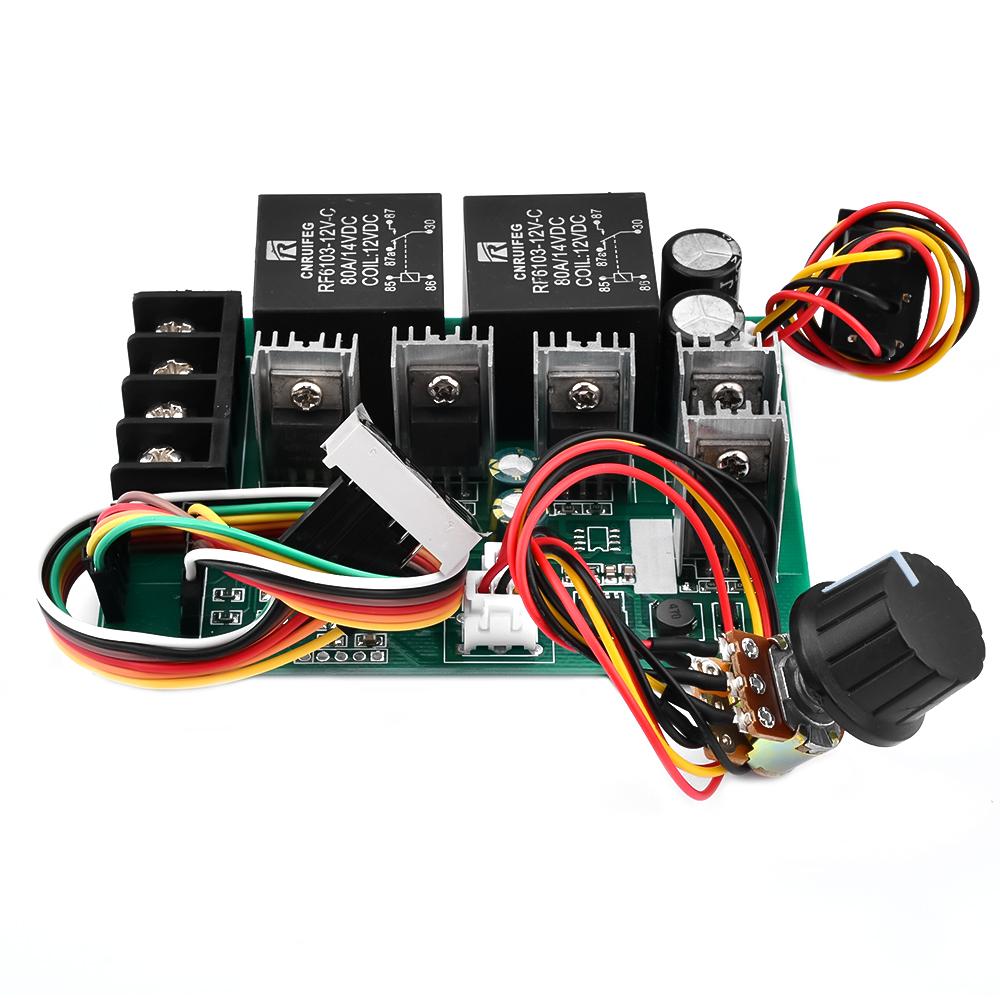 DC10-50V PWM Speed Electronic 40A DC12V / 24V / 36V/ 48V Brushed Motor Controller Electronic Component Kit