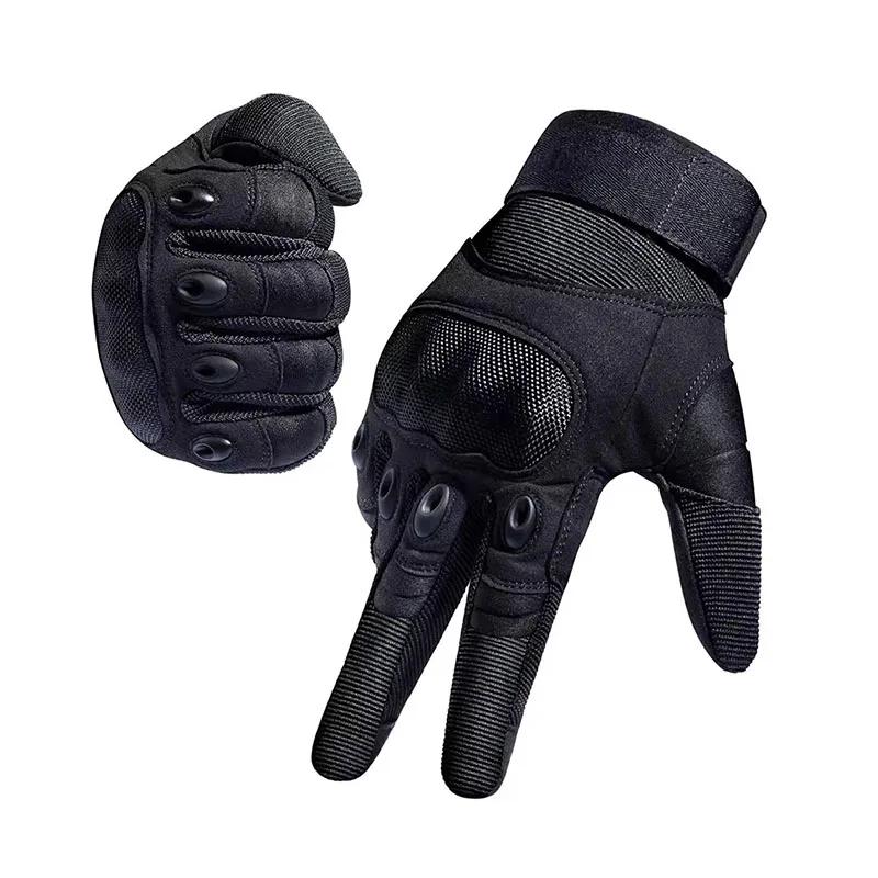 Men's Full Finger Tactical Gloves Touchscreen Compatible Hard Knuckle Protection for Airsoft Paintball Military Motorcycle