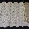 1Meters/lot 33cm wide Cotton thread three-dimensional embroidery lace home textile women's clothing skirt decoration accessories