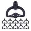 10Pcs Rotating Sprinkler G3/4 Male Thread Garden Lawn Sprayer Nozzle Greenhouse Supplies