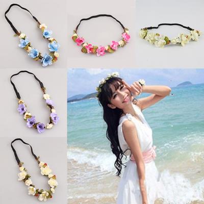 Boho Blumen Frauen Mädchen Blume Haarband Stirnband Festival Party Hochzeit Dekor