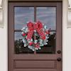 Christmas Door Knocker - Christmas Door Knocker, Realistic Cedar Wreath, Suitable For Home Doors, Walls, Indoor And Outdoor Christmas Decorations.