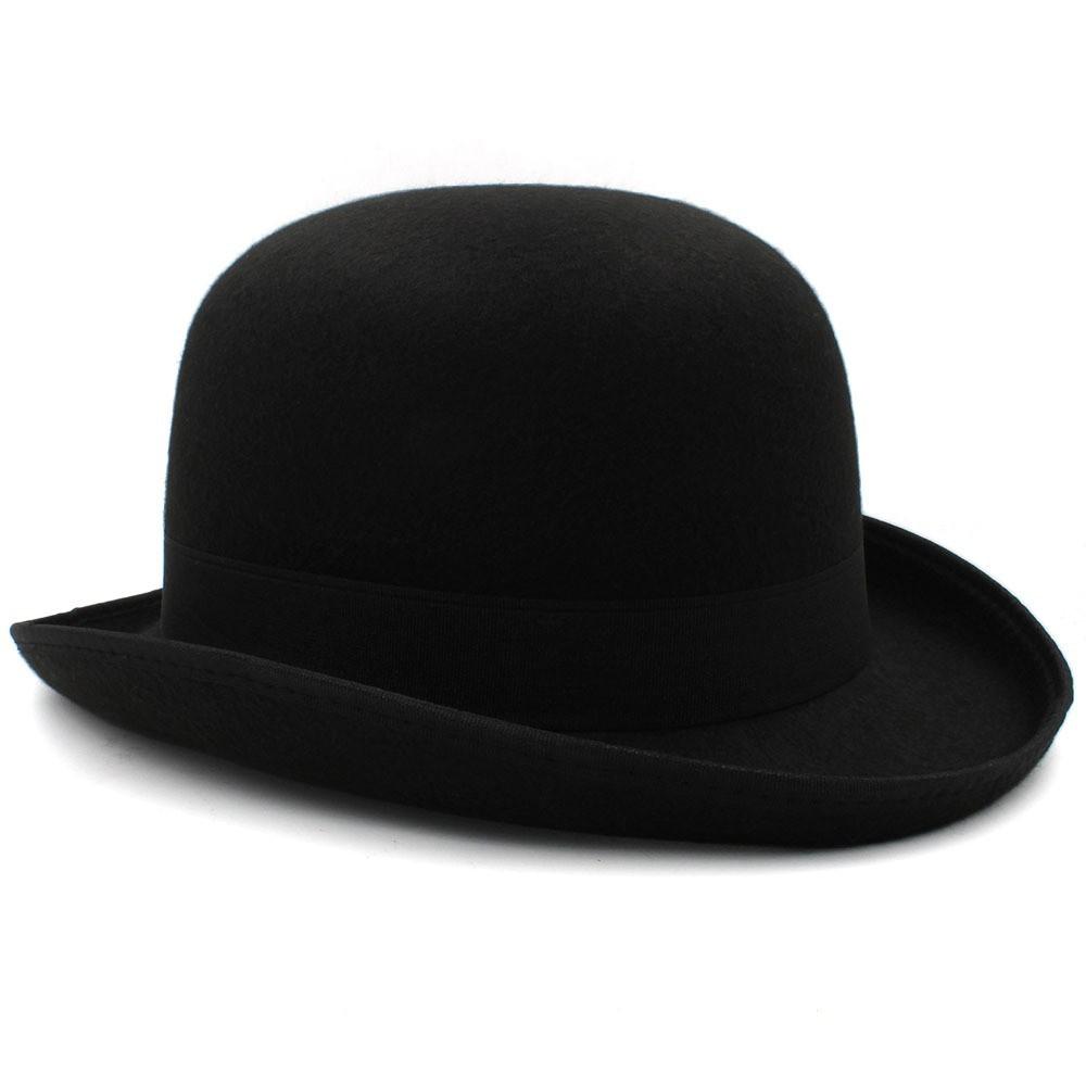 Cappelli autunnali e invernali europei e americani temperamento versatile cappello bombato stile britannico per uomo e donna circonferenza cranica grande cappello in feltro jazz