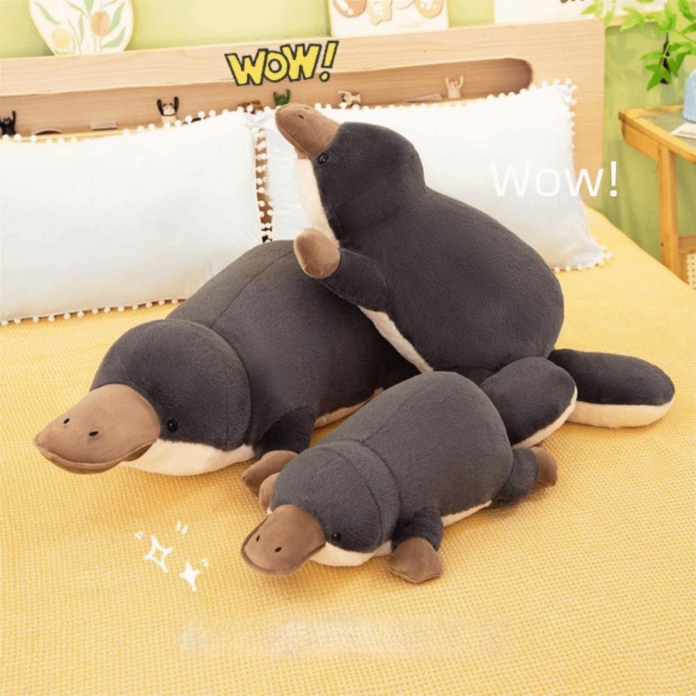 Super Soft Platypus Plush Toy Grey Color Simulation Plush Toy Stuffed Animal Toy  Children Gift