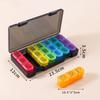 New Portable Travel Large Compartments Pill Cases Box Organizer 7 Days 21 Grids 3 Times One Day for Vitamins Medicine Fish Oils