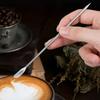 With Box Coffee Art Needles with Wood Handle Espresso Accessory Durable Coffee Latte Art Pen  Latte