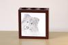 Collie Rough, Long-Haired Collie – Pen holder with a dog, desk organizer with a print | Art-Dog